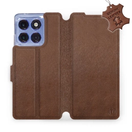 Hülle für Motorola Edge 60 Pro - Farbe Brown Leather