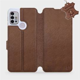 Hülle für Motorola Moto G10 - Farbe Brown Leather