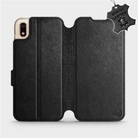 Hülle für Huawei Y5 2019 - Farbe Black Leather