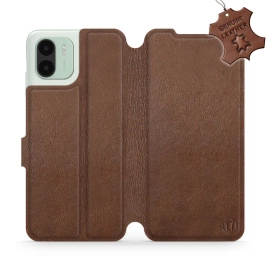 Hülle für Xiaomi Redmi A1 - Farbe Brown Leather