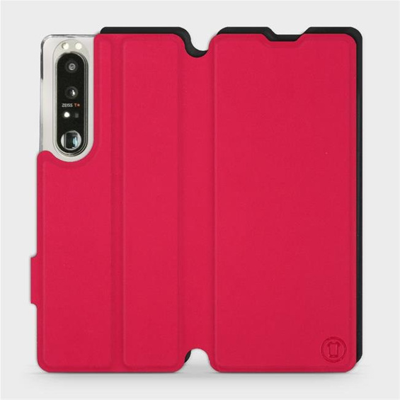 Hülle für Sony Xperia 1 III - Farbe Rot mit Schwarz