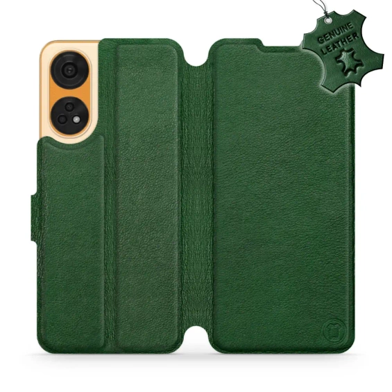 Hülle für OPPO Reno 8T 5G - Farbe Green Leather