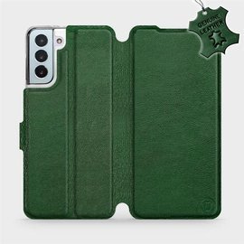 Hülle für Samsung Galaxy S21 Plus - Farbe Green Leather