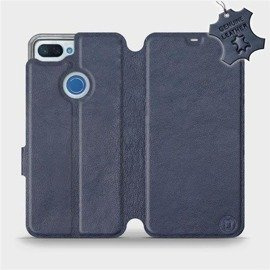 Hülle für Xiaomi Mi 8 Lite - Farbe Blue Leather