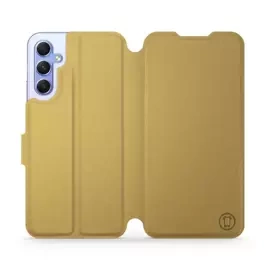 Hülle für Samsung Galaxy A34 5G - Farbe Gold&Orange