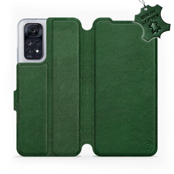 Hülle für Xiaomi POCO M4 Pro 4G - Farbe Green Leather