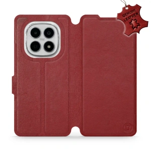 Hülle für Xiaomi Redmi Note 15 4G - Farbe Dark Red Leather