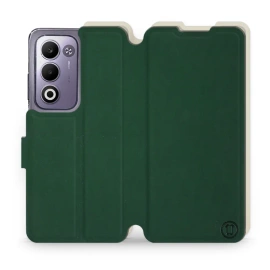 Hülle für OPPO A5m - Farbe Grün mit Platin