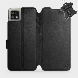Hülle für Samsung Galaxy A22 5G - Farbe Black Leather