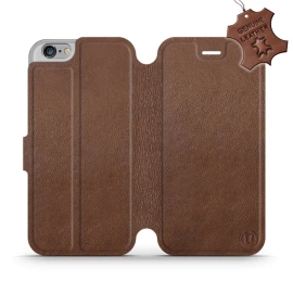 Hülle für Apple iPhone 6 - Farbe Brown Leather