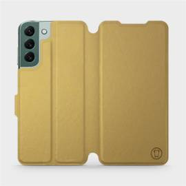 Hülle für Samsung Galaxy S22 Plus - Farbe Gold&Orange