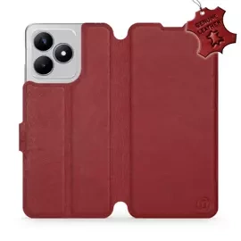 Hülle für Realme C53 - Farbe Dark Red Leather