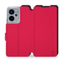 Hülle für Realme 14 5G - Farbe Rot mit Schwarz