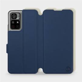 Hülle für Xiaomi Redmi Note 11 - Farbe Marineblau mit Platin