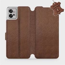 Hülle für Motorola Moto G32 - Farbe Brown Leather