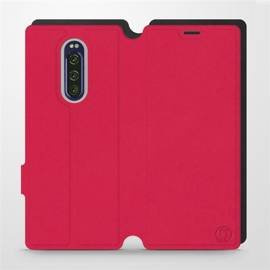 Hülle für Sony Xperia 1 - Farbe Rot mit Schwarz