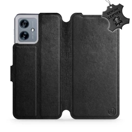 Hülle für Motorola Moto G54 5G - Farbe Black Leather