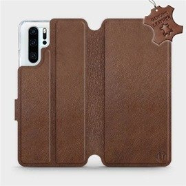 Hülle für Huawei P30 Pro - Farbe Brown Leather