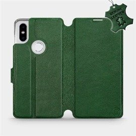 Hülle für Xiaomi Mi Mix 2S - Farbe Green Leather