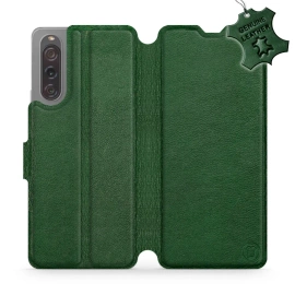 Hülle für Sony Xperia 10 V - Farbe Green Leather