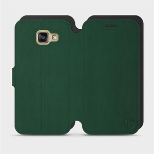 Hülle für Samsung Galaxy A3 2016 - Farbe Grün mit Schwarz