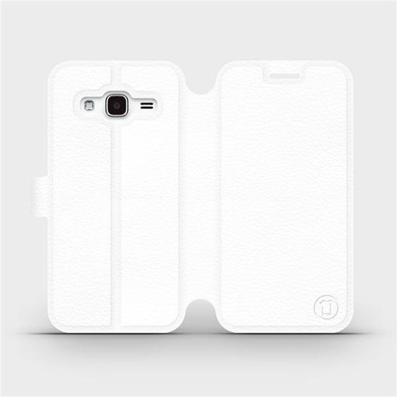 Hülle für Samsung Galaxy J3 2016 - Farbe White&Gray