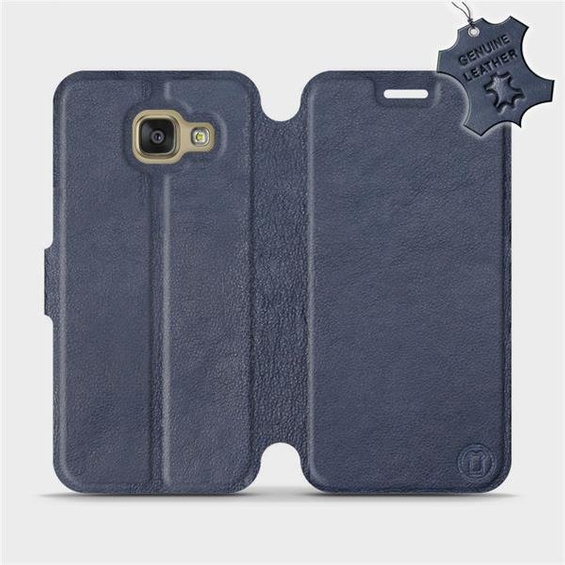 Hülle für Samsung Galaxy A3 2016 - Farbe Blue Leather