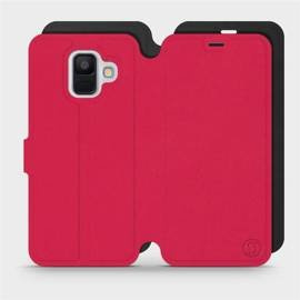Hülle für Samsung Galaxy A6 Plus 2018 - Farbe Rot mit Schwarz