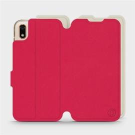 Hülle für Huawei Y5 2019 - Farbe Rot mit Platin