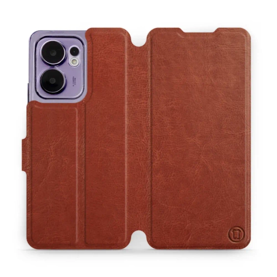 Hülle für OPPO Reno 13 F 5G - Farbe Brown&Orange