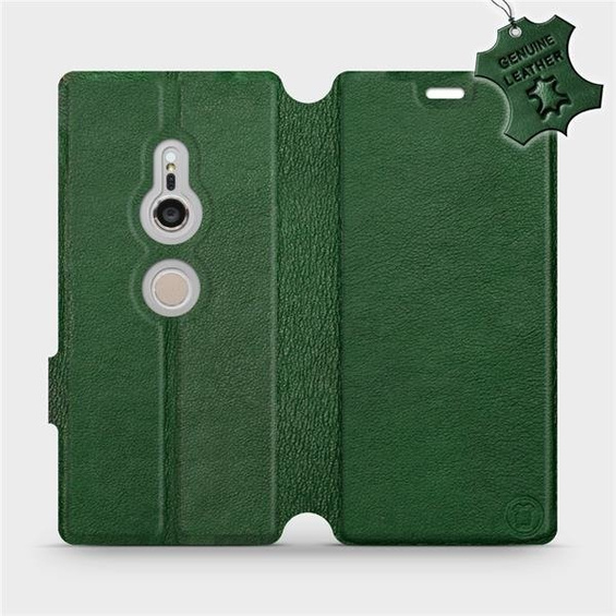 Hülle für Sony Xperia XZ2 - Farbe Green Leather