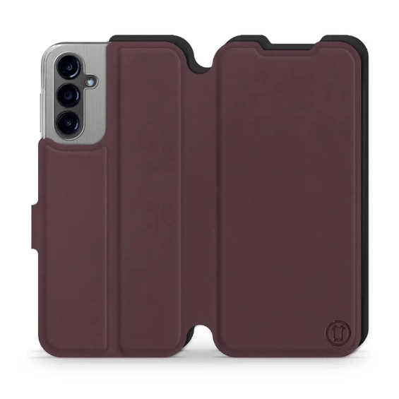 Hülle für Samsung Galaxy A14 4G - Farbe Burgund mit Schwarz
