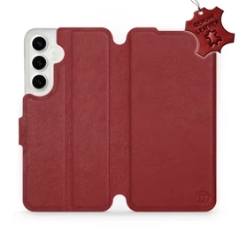Hülle für Samsung Galaxy S24 Plus - Farbe Dark Red Leather