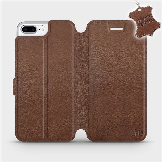 Hülle für Apple iPhone 8 Plus - Farbe Brown Leather