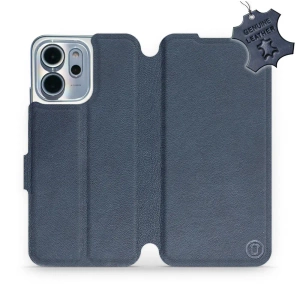 Hülle für OPPO Reno 14 F 5G - Farbe Blue Leather