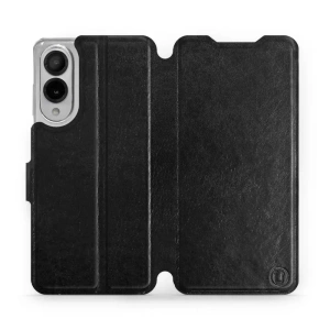 Hülle für Samsung Galaxy S25 Edge - Farbe Black&Orange