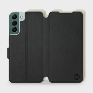 Hülle für Samsung Galaxy S22 Plus - Farbe Schwarz mit Platin