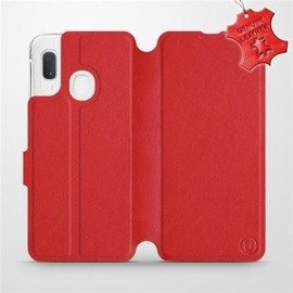Hülle für Samsung Galaxy A20e - Farbe Red Leather