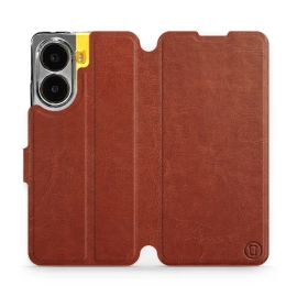 Hülle für Xiaomi POCO X7 Pro - Farbe Brown&Orange