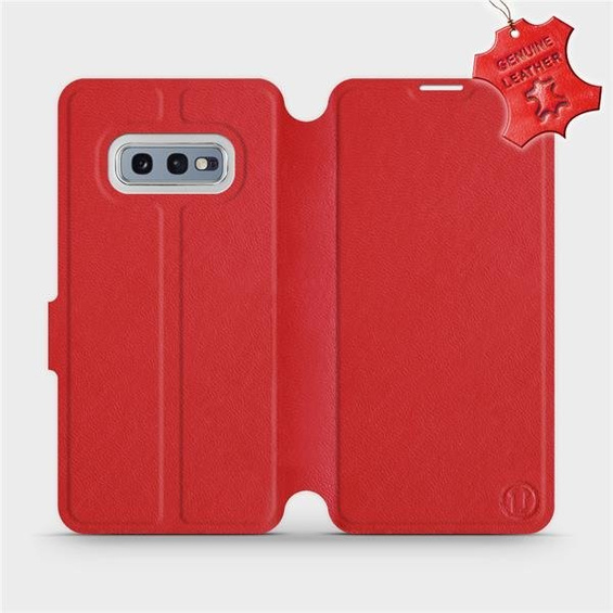 Hülle für Samsung Galaxy S10e - Farbe Red Leather