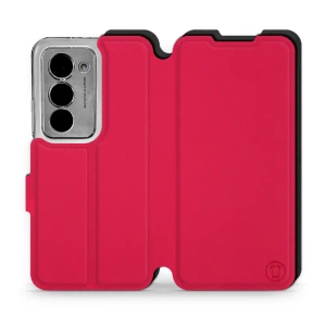 Hülle für Xiaomi Redmi 15 5G - Farbe Rot mit Schwarz