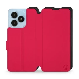 Hülle für Realme Note 50 - Farbe Rot mit Schwarz