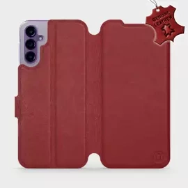 Hülle für Samsung Galaxy A14 5G - Farbe Dark Red Leather