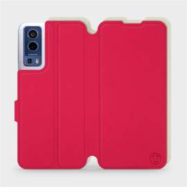 Hülle für Vivo Y52 5G - Farbe Rot mit Platin