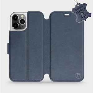 Hülle für Apple iPhone 12 Pro - Farbe Blue Leather