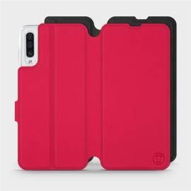 Hülle für Samsung Galaxy A70 - Farbe Rot mit Schwarz