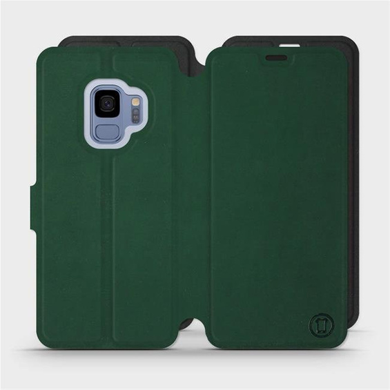 Hülle für Samsung Galaxy S9 - Farbe Grün mit Schwarz