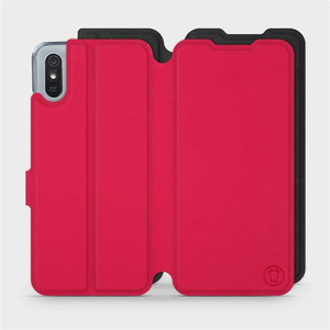 Hülle für Xiaomi Redmi 9A - Farbe Rot mit Schwarz