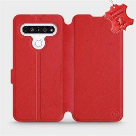 Hülle für LG K61 - Farbe Red Leather