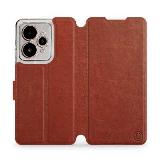 Hülle für Realme 15 5G - Farbe Brown&Orange